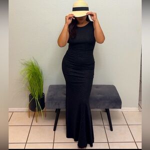 Black Backless Cocktail Dress